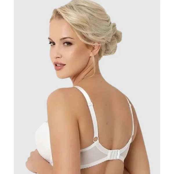 Buy Abbi Wired Padded Large Cup Bra with Lace