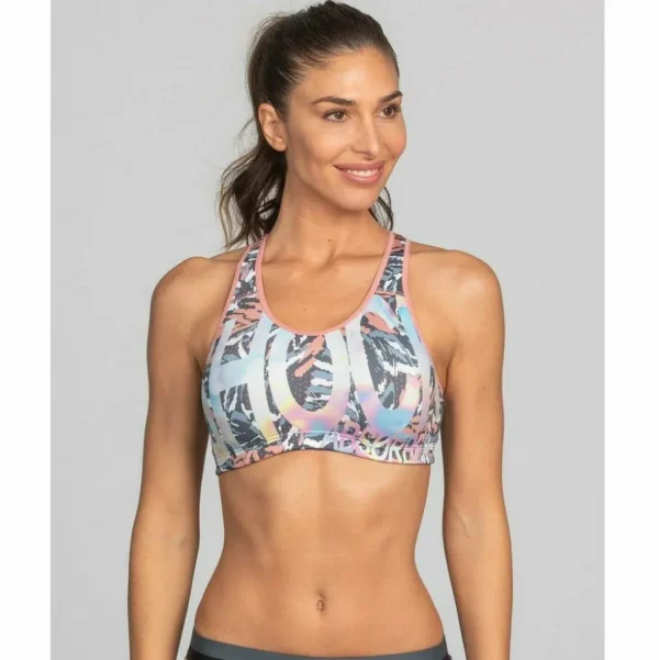 Buy Active Crop Top-Tropical Print