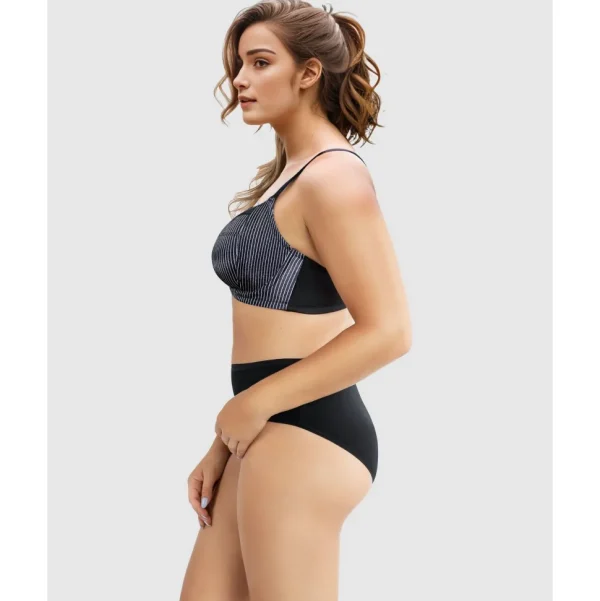 Buy Adele Unlined Wired Full Cup Bra-Black Stripe