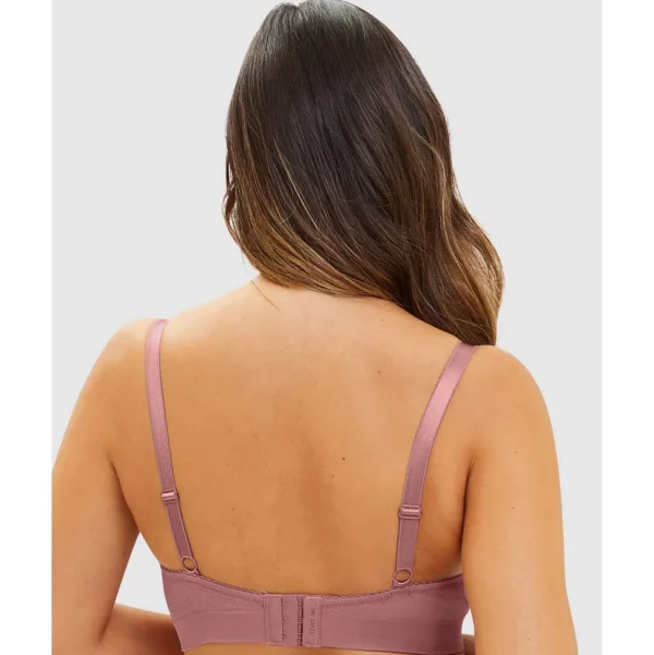 Buy Agathe Comfortable Padded Wirefree Bra with Lace