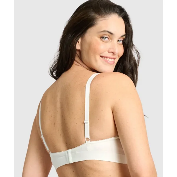 Buy Agathe Comfortable Padded Wirefree Bra with Lace