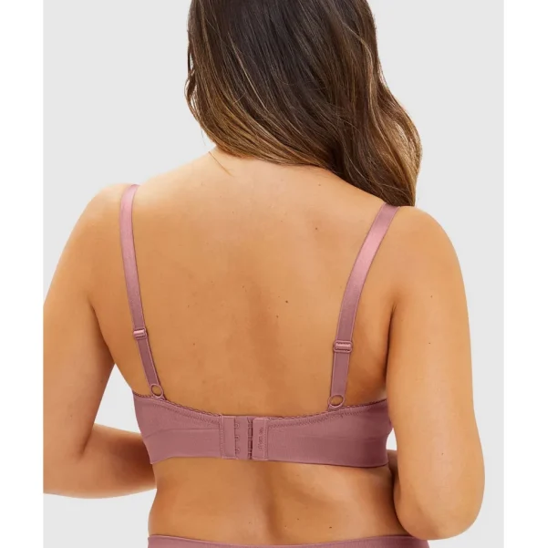 Buy Agathe Comfortable Padded Wirefree Bra with Lace