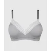 Buy Agathe Comfortable Padded Wirefree Bra with Lace