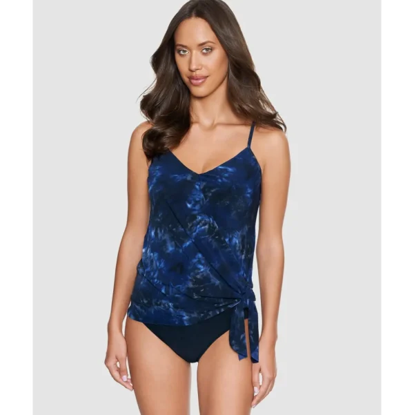 Buy Alex Asymmetrical Side Tie Underwired Tankini Top