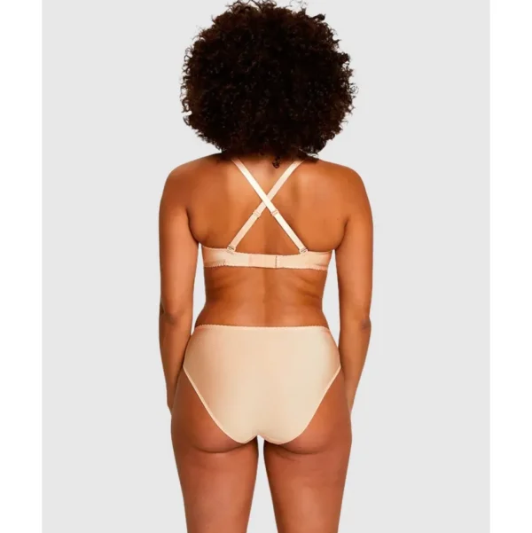 Buy Amélie Microfibre & Lace Bikini Brief-Beige Blush