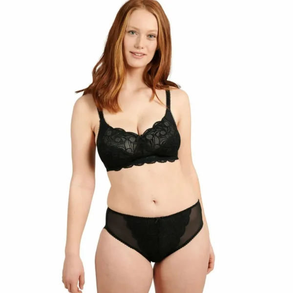 Buy Ariane Classic Lace & Microfiber Brief-Black