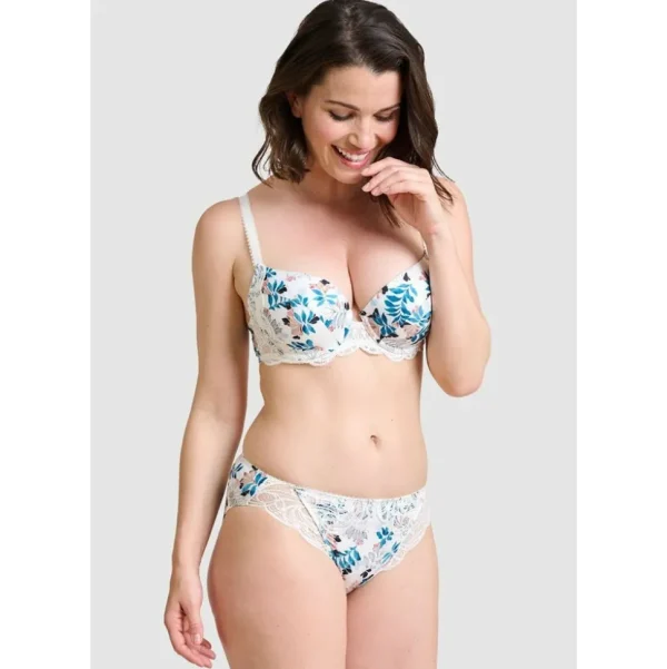 Buy Ariane Fantaisy Microfibre & Lace Bikini Brief-Ivory Floral Print