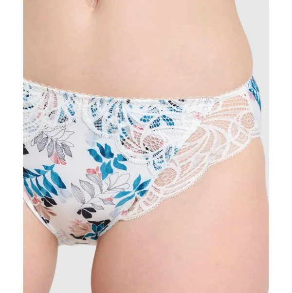 Buy Ariane Fantaisy Microfibre & Lace Bikini Brief-Ivory Floral Print