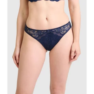 Buy Ariane Lace Brazilian Cut Brief-Marine Blue