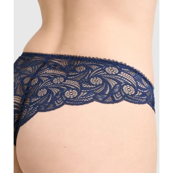 Buy Ariane Lace Brazilian Cut Brief-Marine Blue