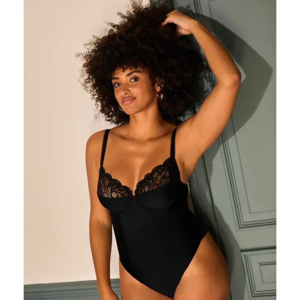 Buy Ariane Underwire Thong Bodysuit With Lace