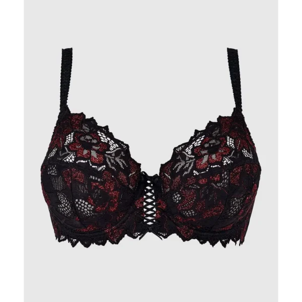 Buy Arum Glitter Wired Lace Bra