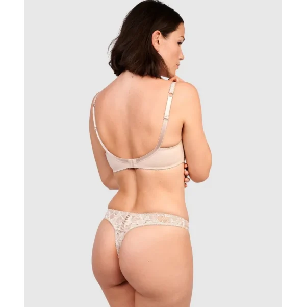 Buy Arum Low Rise Scalloped Lace Thong-Skin