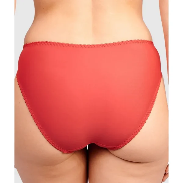 Buy Arum Microfiber & Lace Hipster Brief-Jester Red