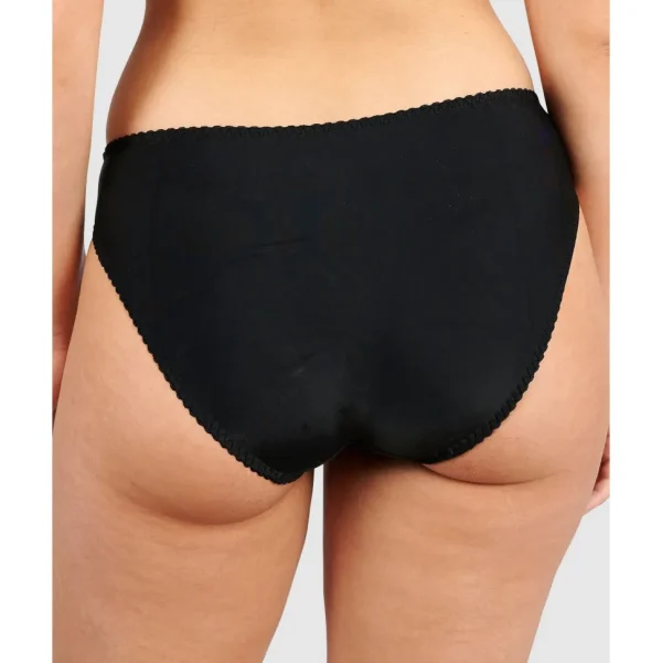 Buy Arum Microfiber & Lace Hipster Brief-Black