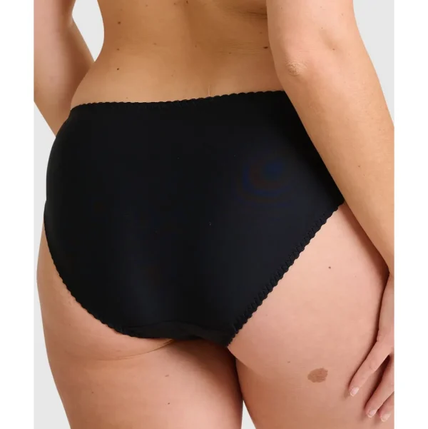 Buy Arum Microfiber & Lace Hipster Brief-Black