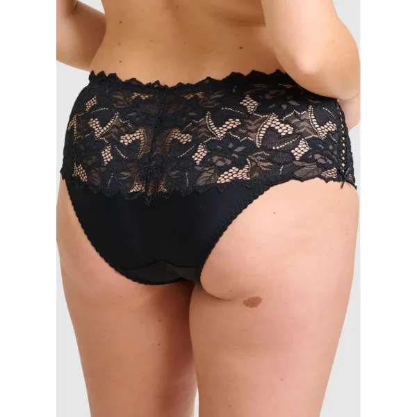 Buy Arum Mid-Rise Lace Brief-Black