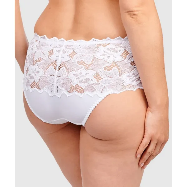 Buy Arum Mid-Rise Lace Brief-White