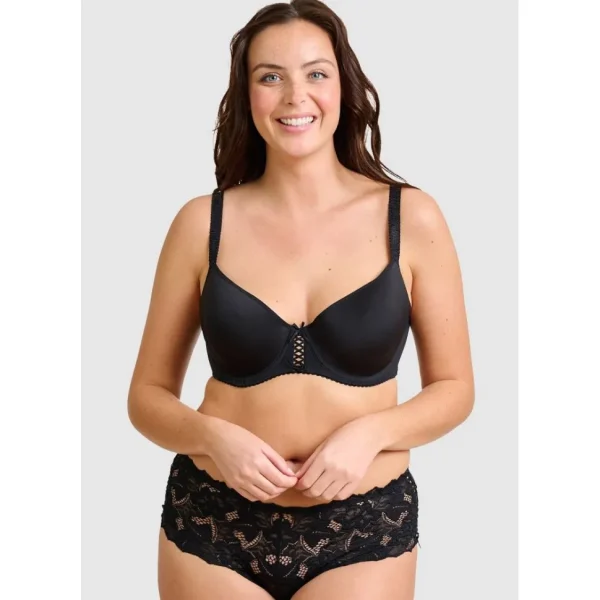 Buy Arum Mid-Rise Lace Brief-Black