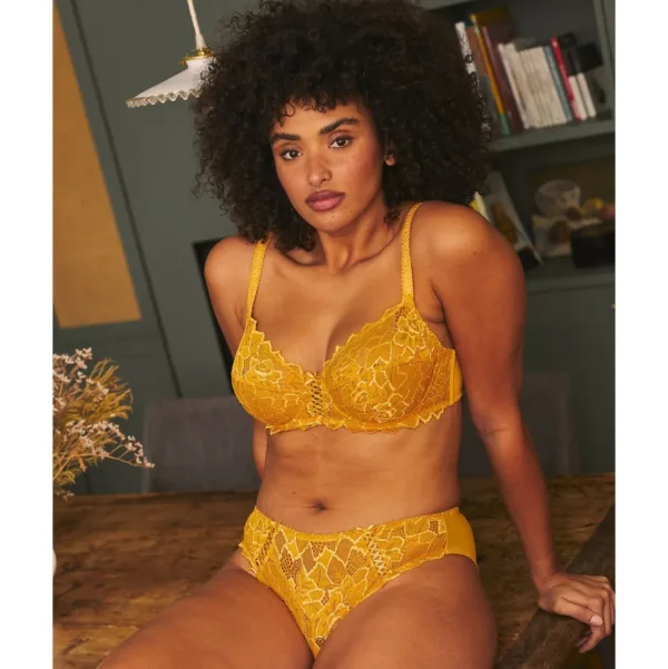 Buy Arum Mid-Rise Lace Brief-Golden Apricot