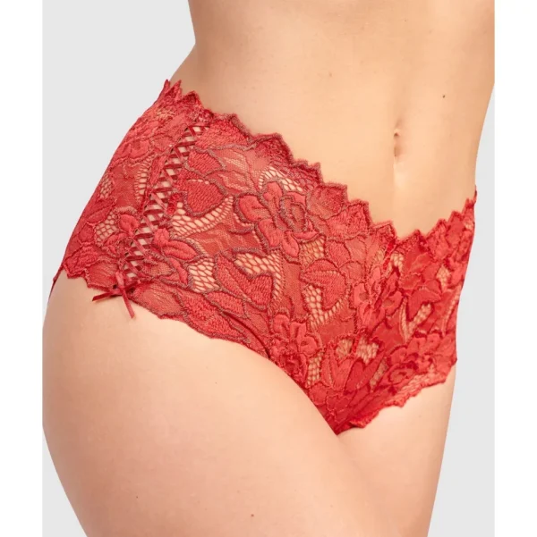 Buy Arum Mid-Rise Lace Brief-Jester Red