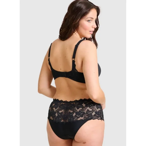 Buy Arum Mid-Rise Lace Brief-Black