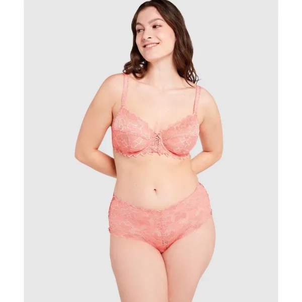 Buy Arum Mid-Rise Lace Brief-Paradise Pink