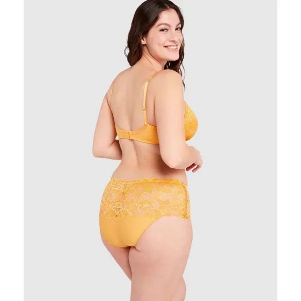 Buy Arum Mid-Rise Lace Brief-Golden Apricot