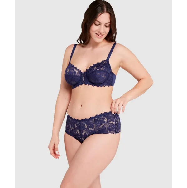 Buy Arum Mid-Rise Lace Brief-Blue Ribbon