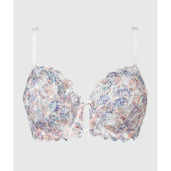 Buy Arum Mosaic Underwired Balconette Lace Bra