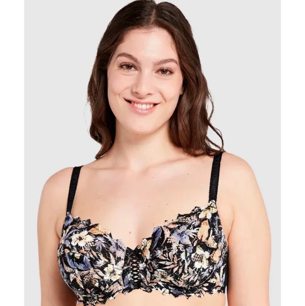 Buy Arum Mosaic Underwire Balconette Lace Bra