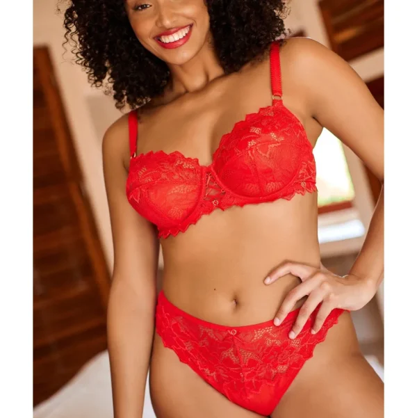 Buy Arum Prima Underwire Unlined Scalloped Lace Bra