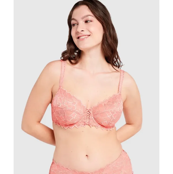 Buy Arum Underwire Balconette Lace Bra-Paradise Pink