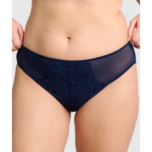 Buy Attirance Low Rise Mesh & Lace Bikini Brief