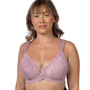 Buy Ava Underwire Scalloped Lace Bra with Wide Straps