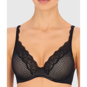 Buy Beyond Wired Convertible-to-Racerback Lightly-Padded Lace Bra Black/Cafe