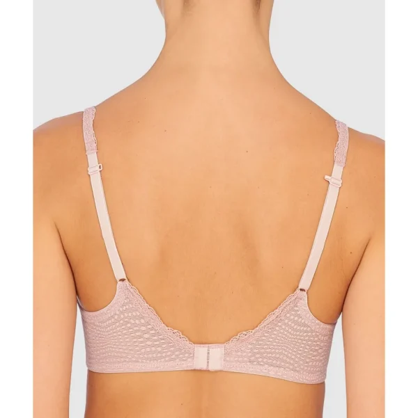 Buy Beyond Wired Convertible-to-Racerback Lightly-Padded Lace Bra Rose Beige/Pink Pearl