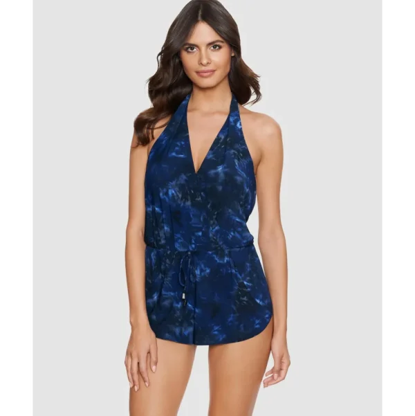 Buy Bianca Halter Loose Fit Romper Style Swimsuit