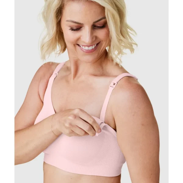 Buy Body Silk Wirefree Seamless Maternity & Nursing Bra Chalk Pink