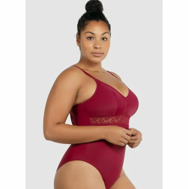 Buy Brigitte Low Back One Piece Swimsuit with Lace