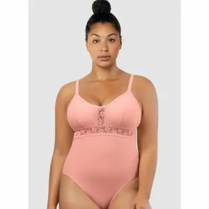 Buy Brigitte Low Back One Piece Swimsuit with Lace