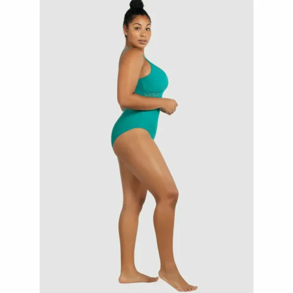 Buy Brigitte Low Back One Piece Swimsuit with Lace