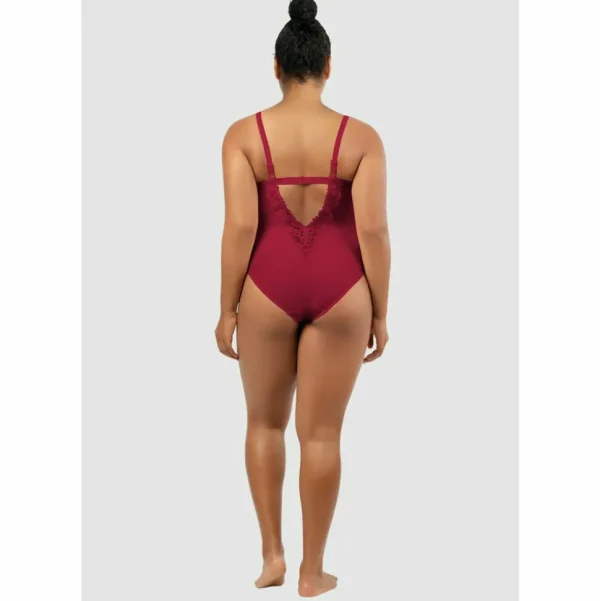 Buy Brigitte Low Back One Piece Swimsuit with Lace