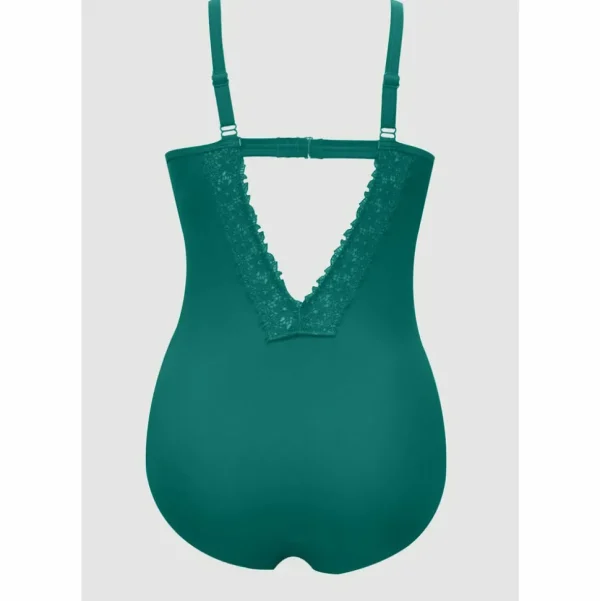 Buy Brigitte Low Back One Piece Swimsuit with Lace