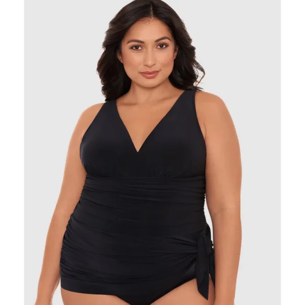 Buy Celine V Neck Short Plus Size Swimdress