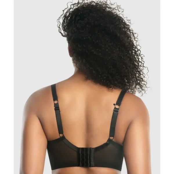 Buy Charlotte Lightly Padded Wired Longline Bra-Black Dot