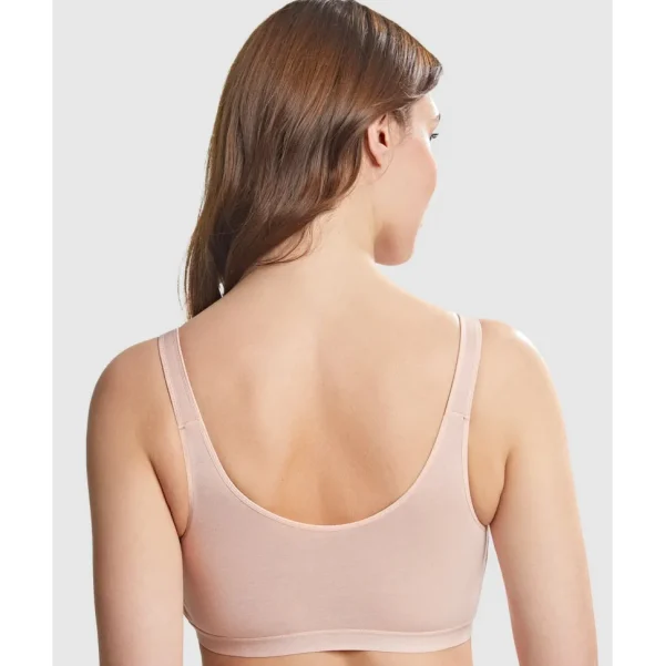 Buy Comfi Cotton Wirefree Press Stud Front Open Bra