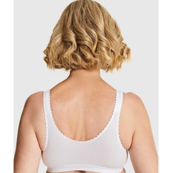 Buy Comfi Cotton Wirefree Press Stud Front Open Bra