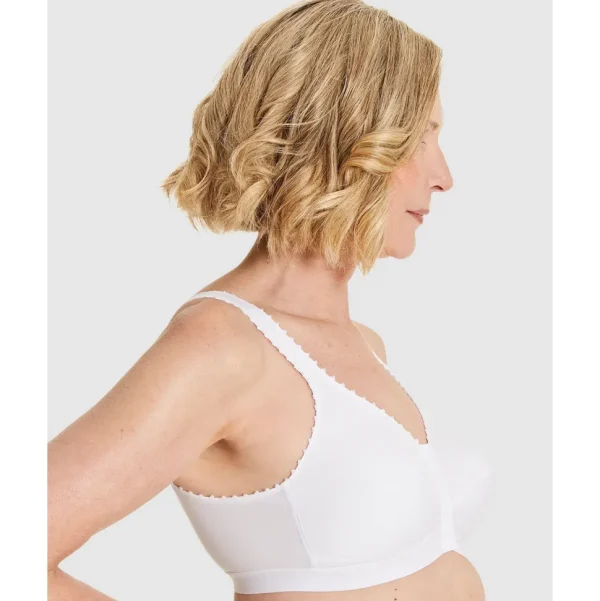 Buy Comfi Cotton Wirefree Press Stud Front Open Bra