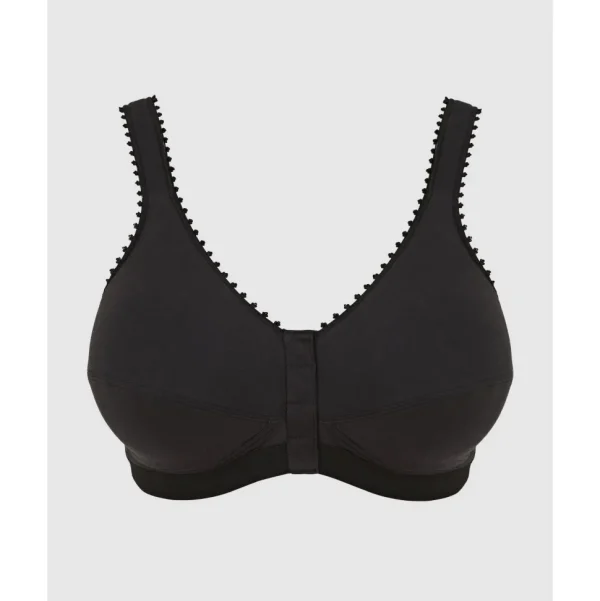 Buy Comfi Cotton Wirefree Press Stud Front Open Bra